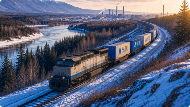 Грузоперевозки<br>в Сибирь и на Урал, фото